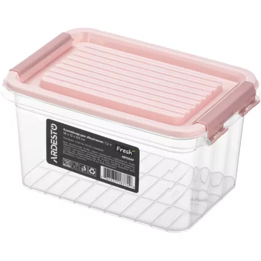 Контейнер ARDESTO Fresh 1.2 л Pink (AR1304P)