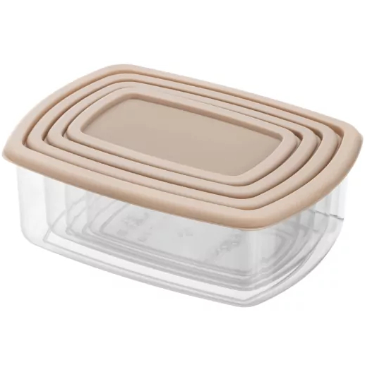 Набір контейнерів ARDESTO Fresh Beige 4шт (AR1312B) Комплектація набір