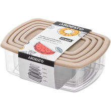 Набір контейнерів ARDESTO Fresh Beige 4шт (AR1312B)