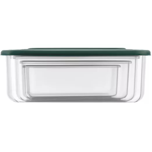 Набір контейнерів ARDESTO Fresh Green 4шт (AR1312G) Об'єм ємностей в наборі 0.25, 0.5, 0.75, 1.2