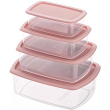 Набір контейнерів ARDESTO Fresh Pink 4шт (AR1312P)
