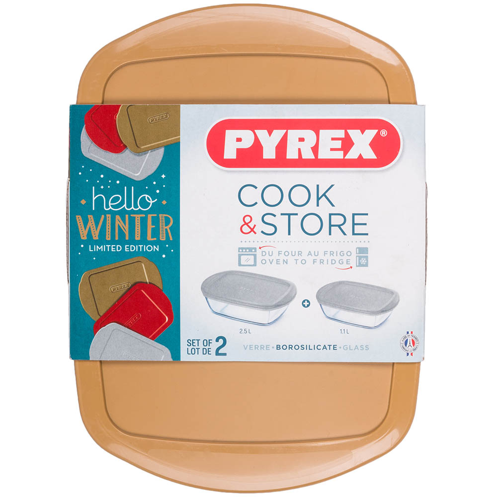 Фото Набор контейнеров PYREX Gold 2 пр. (912S889)