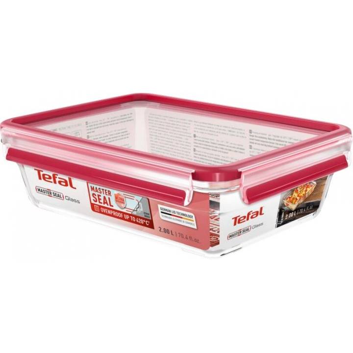 

Контейнер TEFAL CLIP&CLOSE 2.0 л (N1041110), N1041110 CLIP&CLOSE 2.0 л прямокутна