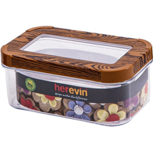 Контейнер HEREVIN WOOD Transparent Lid 0.6 л (161211-003)