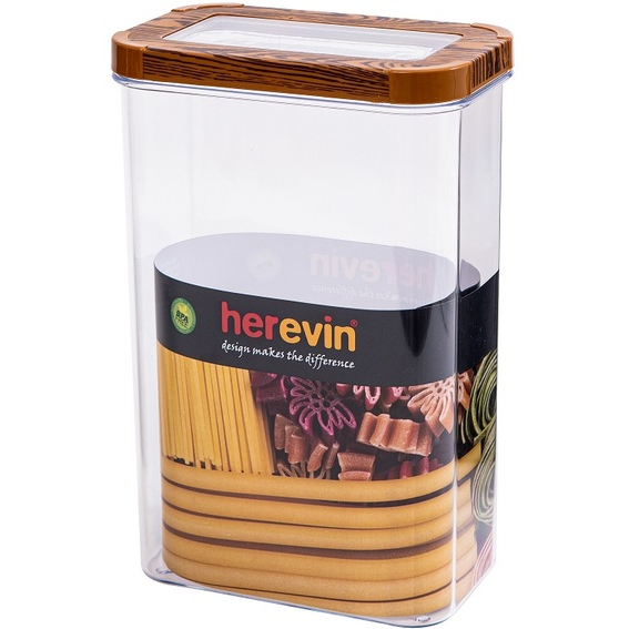 Контейнер HEREVIN WOOD Transparent Lid 2.5 л (161208-003)