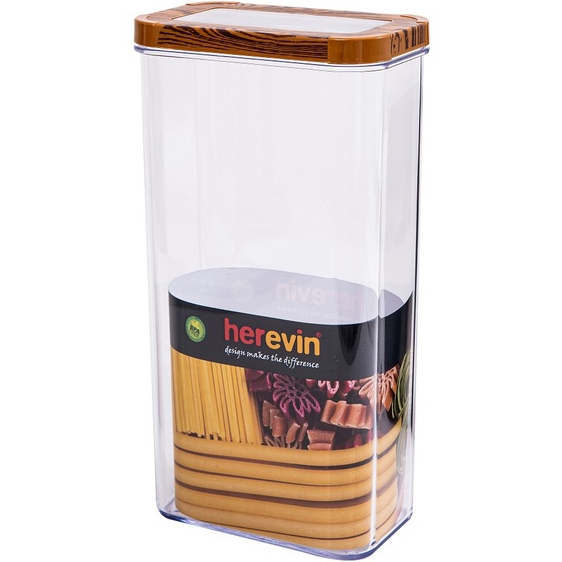 Контейнер HEREVIN WOOD Transparent Lid 3 л (161209-003)