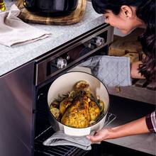 Гусятниця KITCHENAID Cast Iron 5,6 л Сream (CC006062-001)