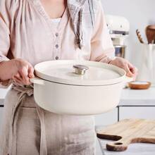 Гусятниця KITCHENAID Cast Iron 5,6 л Сream (CC006062-001)