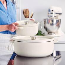 Гусятниця KITCHENAID Cast Iron 5,6 л Сream (CC006062-001)