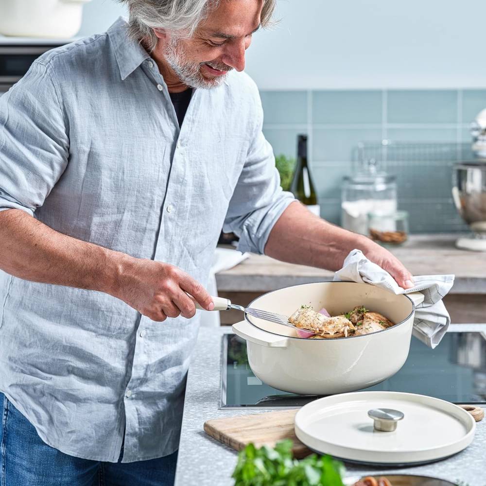 Замовити Гусятниця KITCHENAID Cast Iron 5,6 л Сream (CC006062-001)