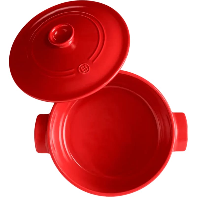 Каструля EMILE HENRY Cookware 4 л Red (344540) Додатково Потовщене дно; Можна використовувати в духовці, на відкритому вогні або в печі