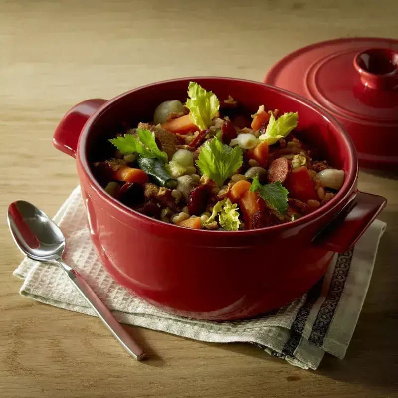 Кастрюля EMILE HENRY Cookware 5.3 л Red (344553) Емкость 5.3