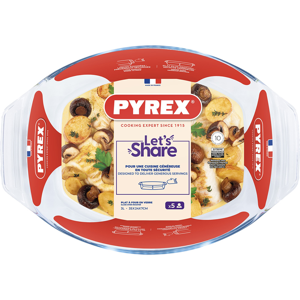 Форма PYREX 3л (411B000/8046) Комплектация один предмет