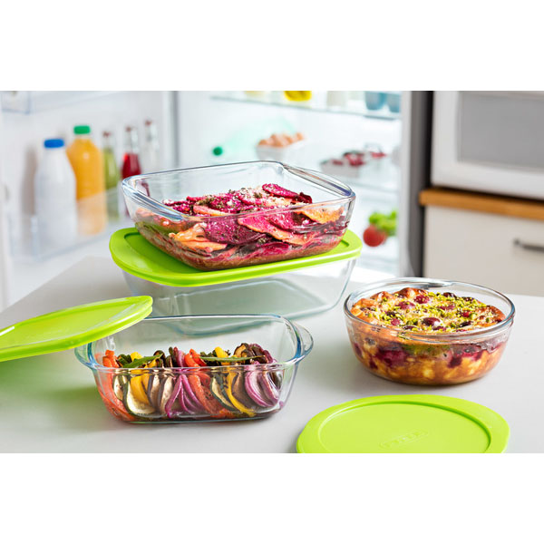 Зовнішній вигляд Форма PYREX Cook&Store 22х22х7 см 2.2 л (212P000/7345)