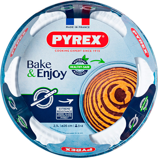 Форма для випікання PYREX Bake&Enjoy 26 см 2.1 л (818B000/7246) Комплектація один предмет