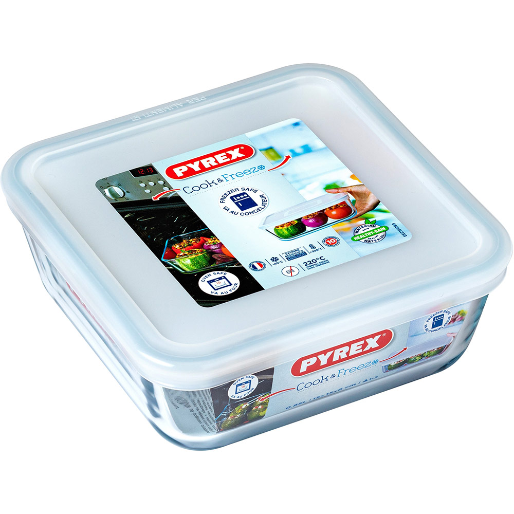 Форма PYREX Cook&Freez 0.85л 15х15см (218P001/7046) Комплектация один предмет