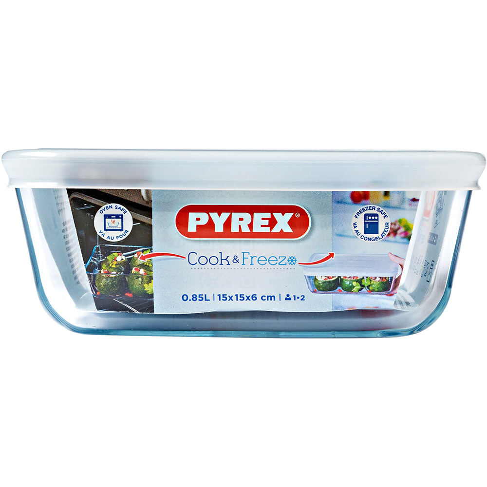 Форма PYREX Cook&Freez 0.85л 15х15см (218P001/7046) Емкость 0.85