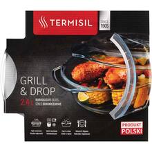 Форма для запекания Termisil Grill & Drop с крышкой круглая 2.4 л (PNGO240A)