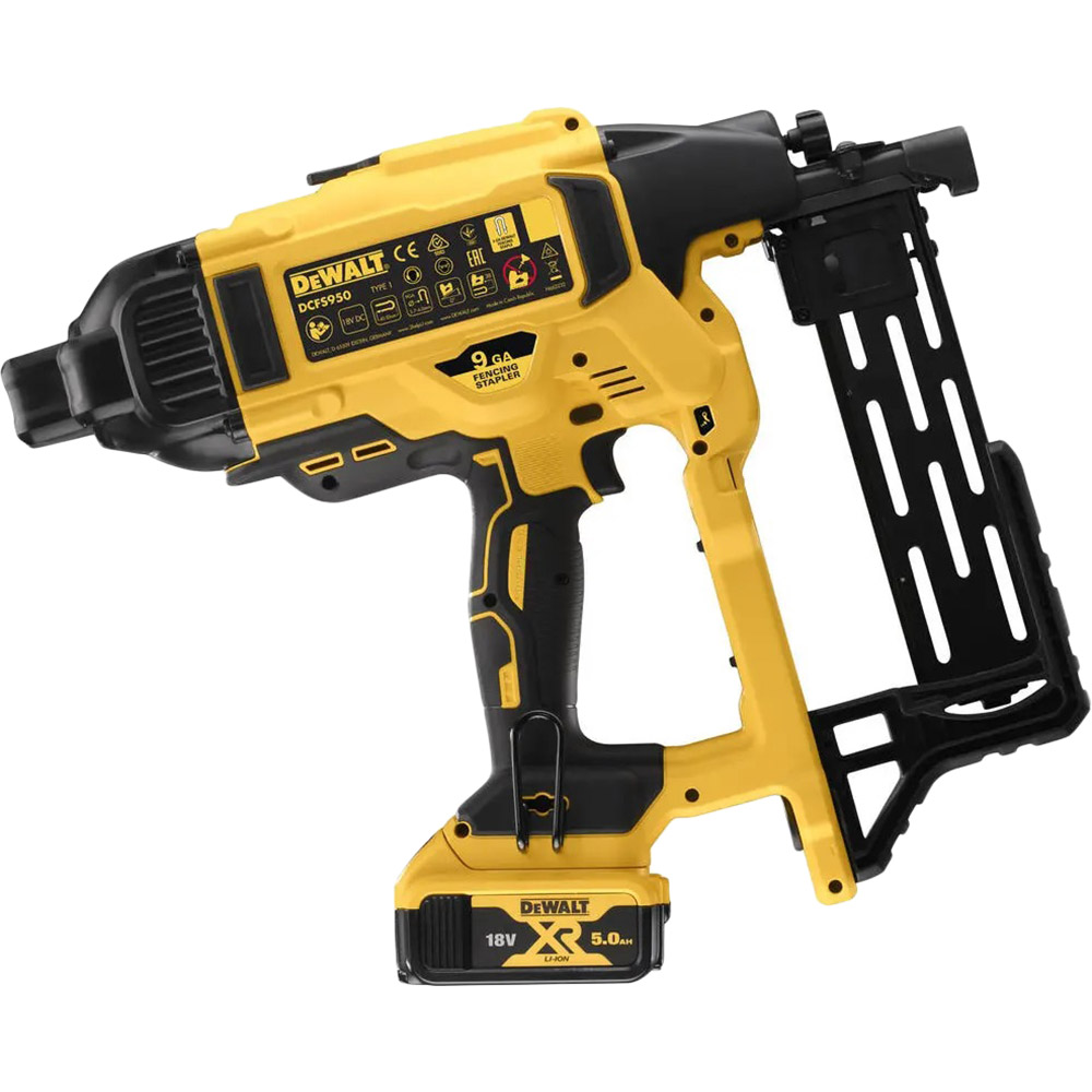 Скобозабиватель DEWALT 18В XR Li-Ion (DCFS950P2) Максимальная длина скобы 36-50
