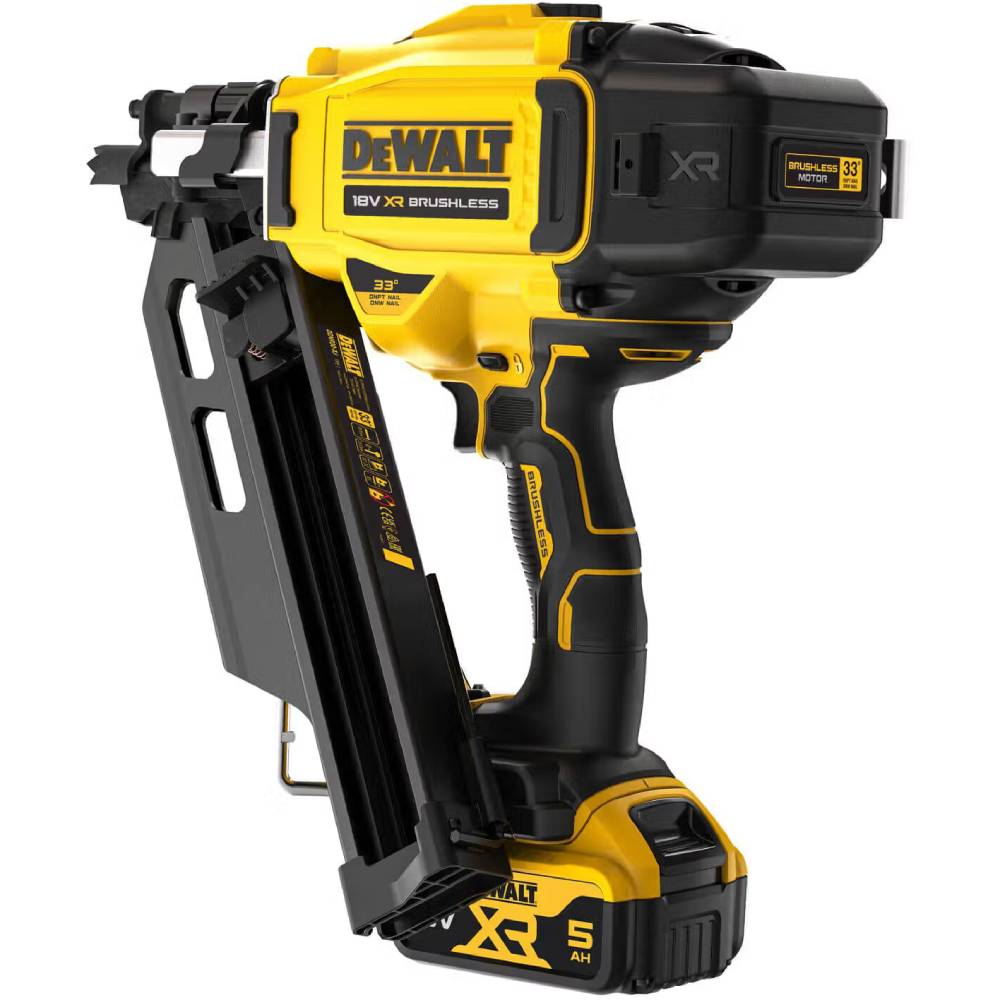 Цвяхозабивач DEWALT 18В XR Li-Ion (DCN930P2) Максимальна довжина цвяха 86-90