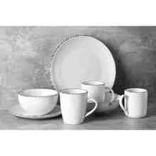 Тарелка столовая глубокая ARDESTO Lucca 20 см Winter White (AR2920WMC)