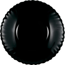 Тарілка столова глибока VITTORA Wave Black 21.5 см (111001)