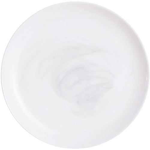 Photos - Plate Luminarc Тарілка  DIWALI MARBLE WHITE 25 см  Q8840 (Q8840)