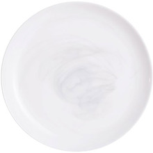 Тарілка столова мілка LUMINARC DIWALI MARBLE WHITE 25 см (Q8840)