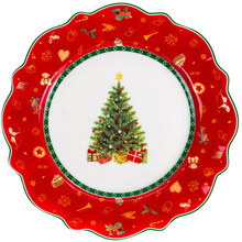 Тарелка закусочная LEFARD "Christmas delight" 21см (985-117)