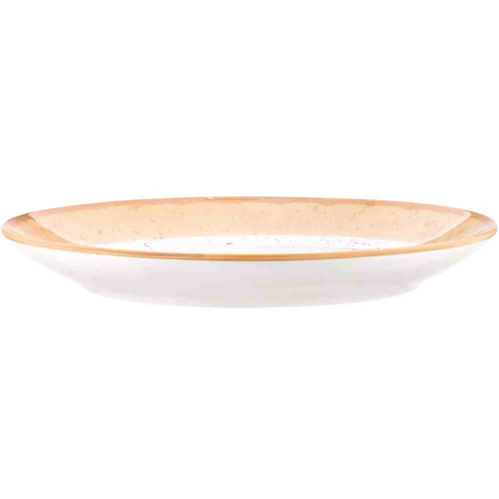 Тарілка десертна ARDESTO Siena White / Yellow (AR2919SBG) Діаметр 19