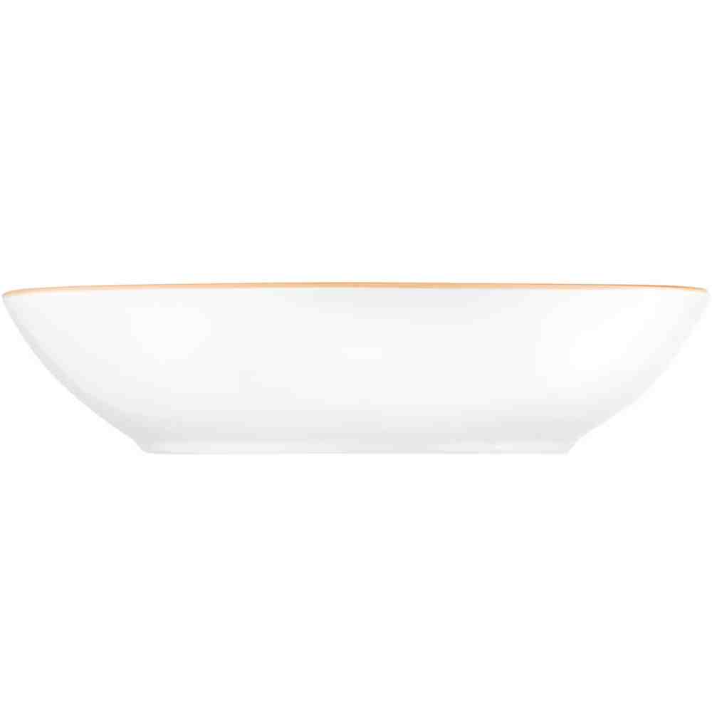 Тарілка столова глибока ARDESTO Siena 790 мл White/Yellow (AR2920SBG) Діаметр 20