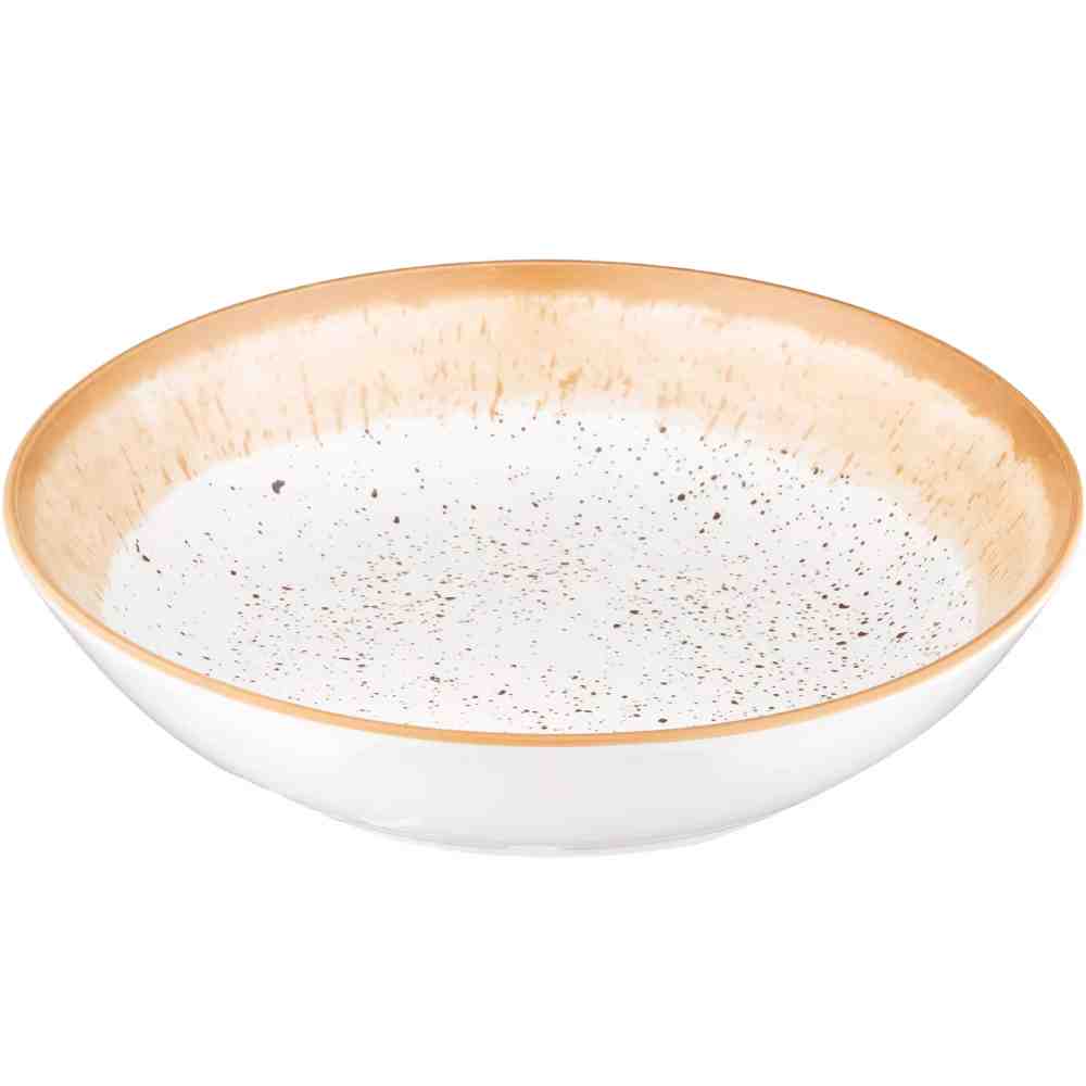 Тарілка столова глибока ARDESTO Siena 790 мл White/Yellow (AR2920SBG) Тип тарілка столова глибока 