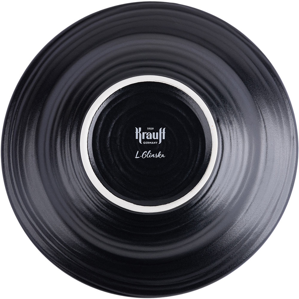 Внешний вид Тарелка глубокая KRAUFF Lucerne Black&Blue 21.2см (24-320-005)