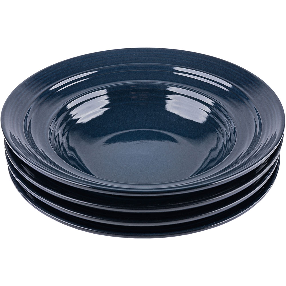 Заказать Тарелка глубокая KRAUFF Lucerne Black&Blue 21.2см (24-320-005)