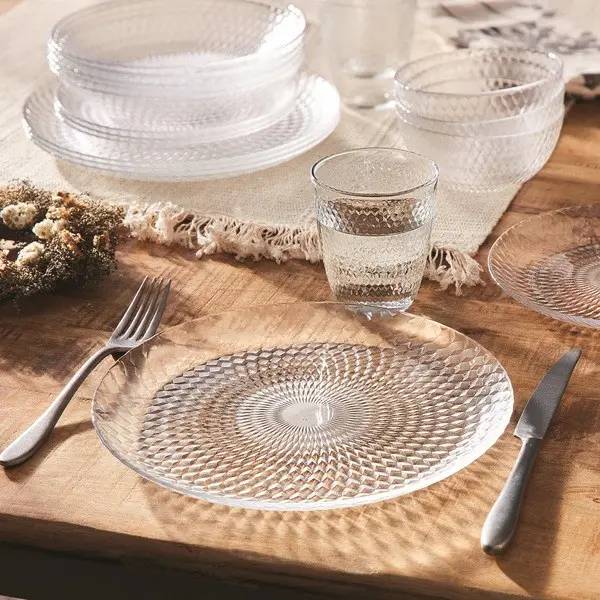 Зовнішній вигляд Тарілка столова глибока LUMINARC PAMPILLE CLEAR 20 см (Q9852)