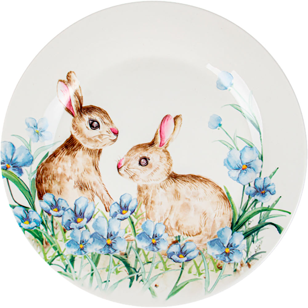 Тарілка LEFARD Rabbit Blue flowers 25см (358-975) Тарілка LEFARD Rabbit Blue flowers 25см (358-975)