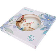 Тарілка LEFARD Rabbit Blue flowers 25см (358-975)