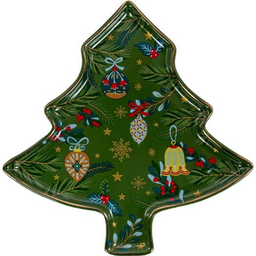 Блюдо LEFARD Green Christmas 18 см (922-072)