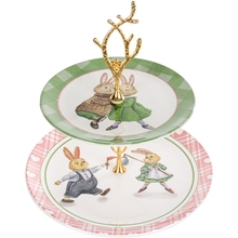 Страва ALBA CERAMIC Bunny 2-х ярусна 19 та 26 см (769-062)