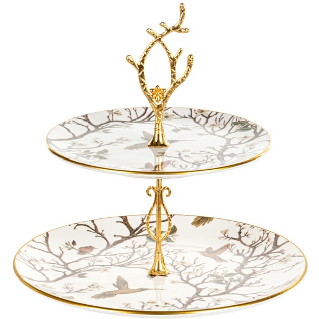 Страва ALBA CERAMIC Bird 2-х ярусна 19 та 26 см (769-075)