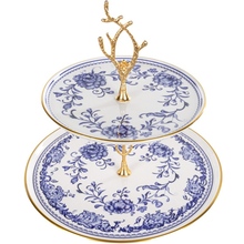 Страва ALBA CERAMIC Blue Rose 2-х ярусна 19 та 26 см (769-088)