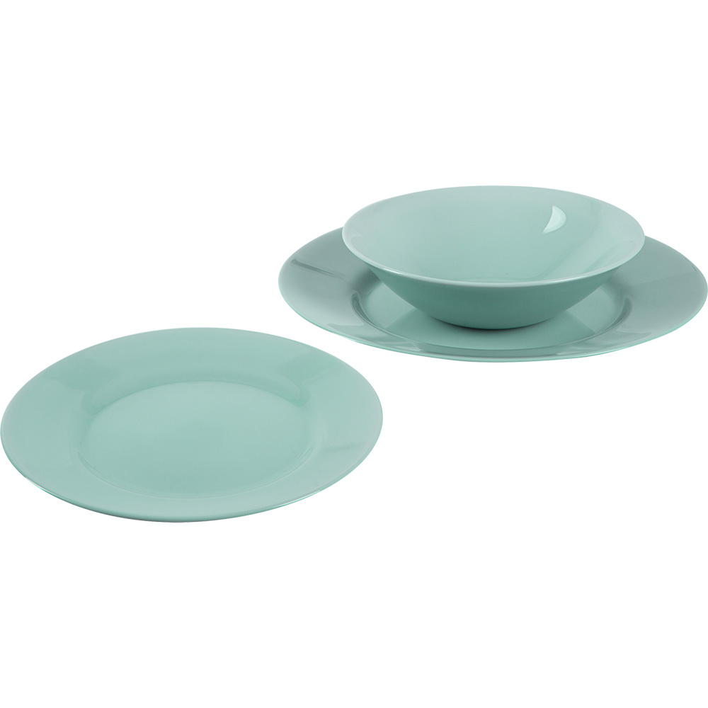 Тарілка столова глибока LUMINARC Plumi Light Turquoise 16.5 см (V9042) Діаметр 16.5