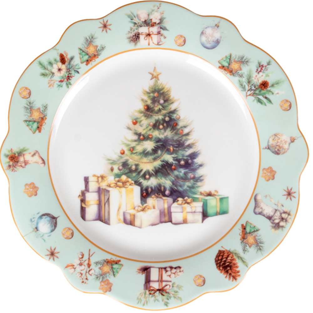 Тарілка LEFARD "Tender Christmas" 22см (985-214) Тарілка LEFARD "Tender Christmas" 22см (985-214)