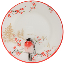 Тарілка столова дрібна VIVA NY WINTER BIRD (S3010-1) Тарілка столова дрібна VIVA NY WINTER BIRD (S3010-1)