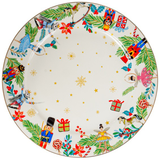 Набір тарілок LEFARD White Christmas 6 шт (922-102) Тип тарілка столова мілка 