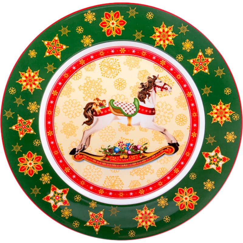 Тарелка закусочная LEFARD Christmas collection 26 см (986-140) Тарелка закусочная LEFARD Christmas collection 26 см (986-140)