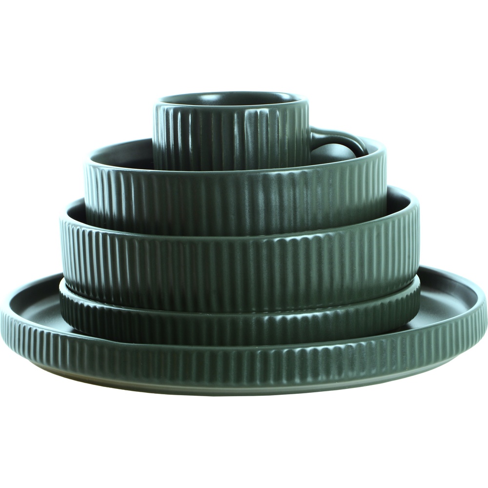 Тарелка столовая мелкая LIMITED EDITION Robust Green 26.5 см (TRSC-PS2505-G105P) Материал керамика