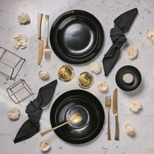 Тарілка столова глибока LUMINARC DIANA BLACK 20 см (V0123)