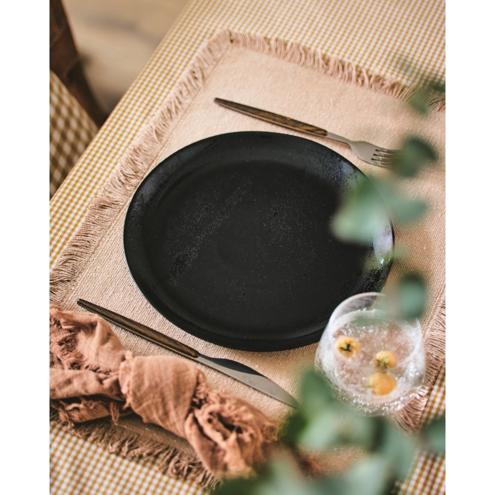 В Україні Тарілка столова дрібна LUMINARC DIANA BLACK 25 см (V0121)