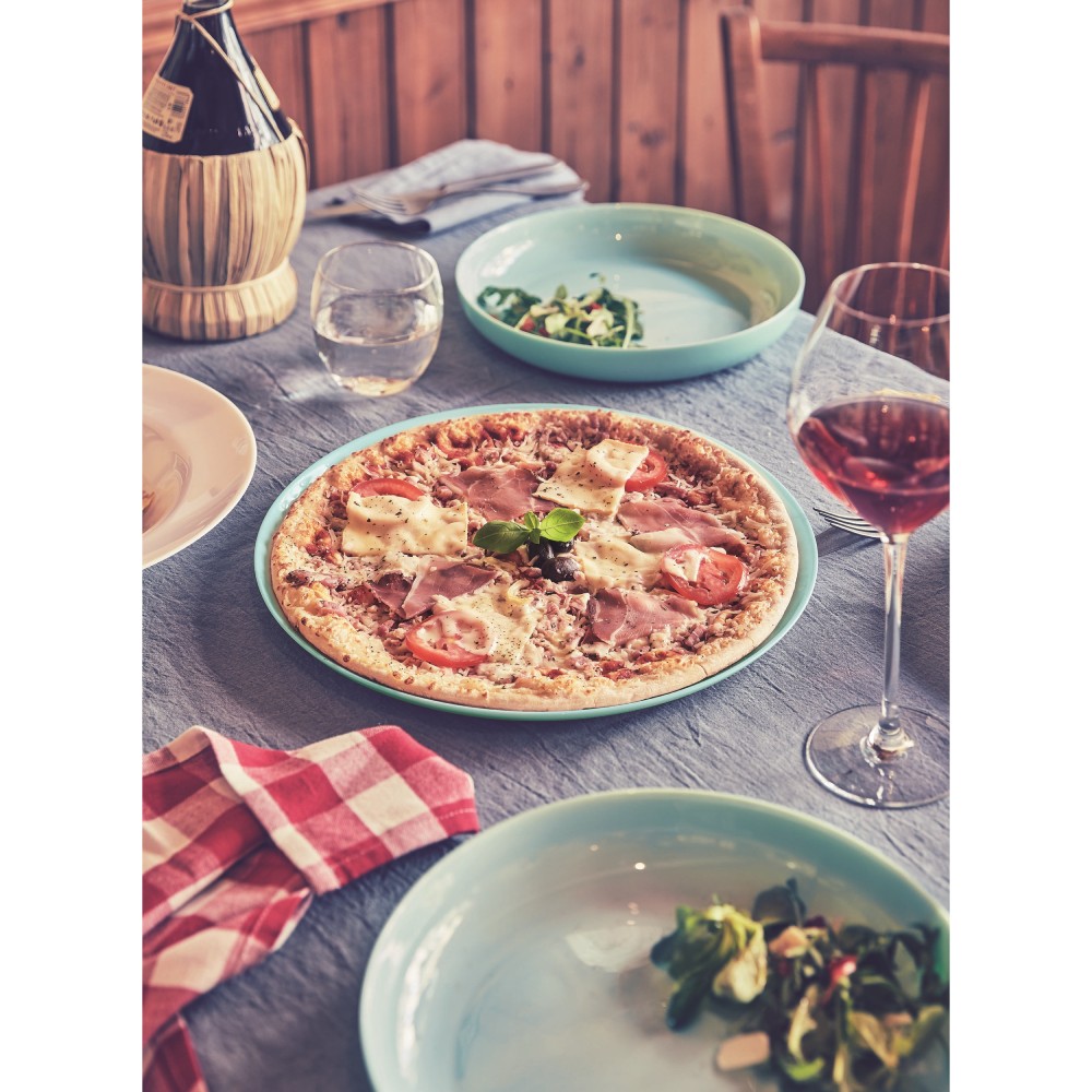 Блюдо LUMINARC DIWALI LIGHT TURQUOISE 32 см (Q8510) Материал опаловое стекло